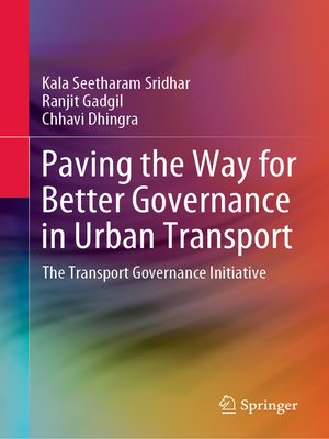 cover image of Paving the Way for Better Governance in Urban Transport